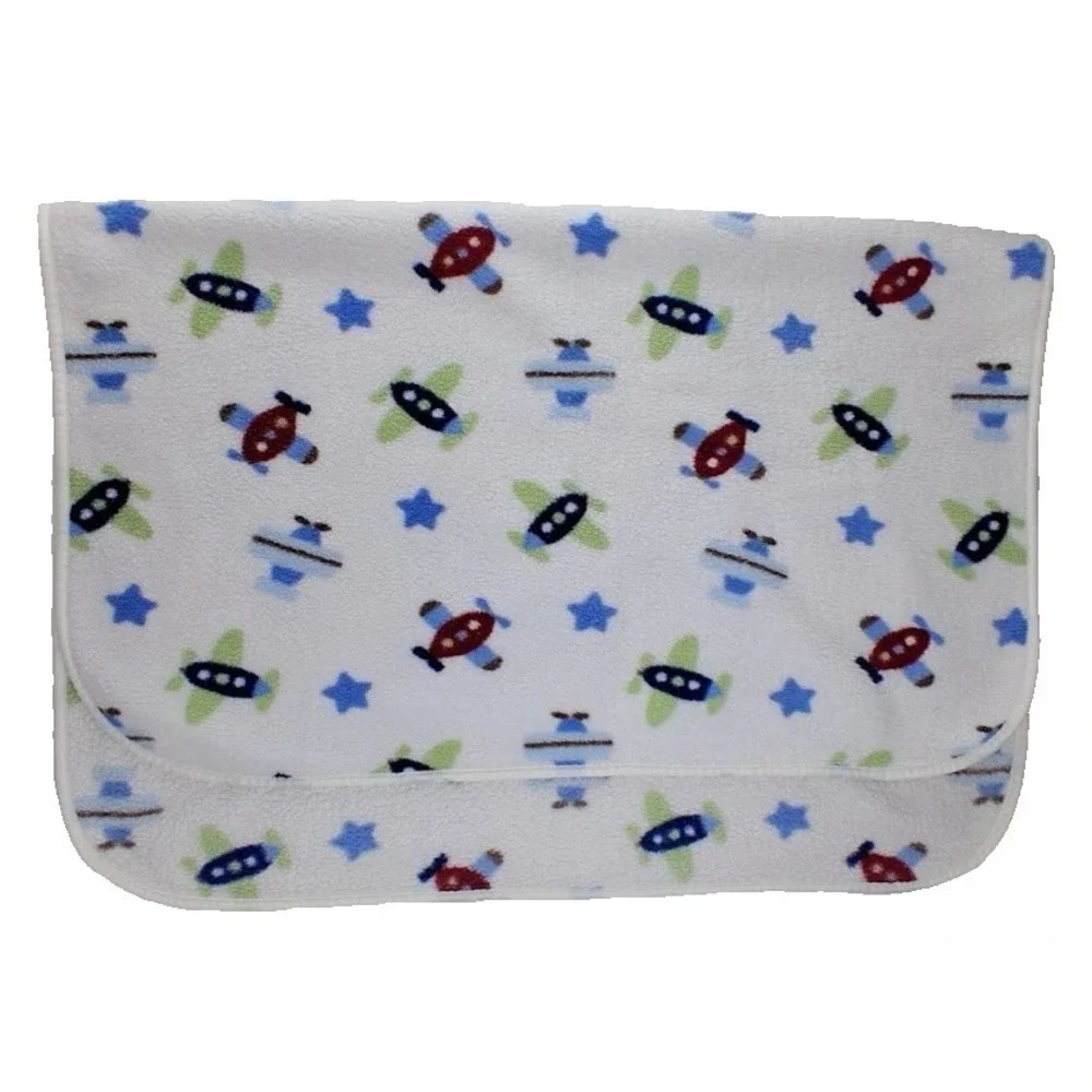Circo White Airplane Baby Blanket Target Fleece Stars Blue Plane Boy Soft Lovey